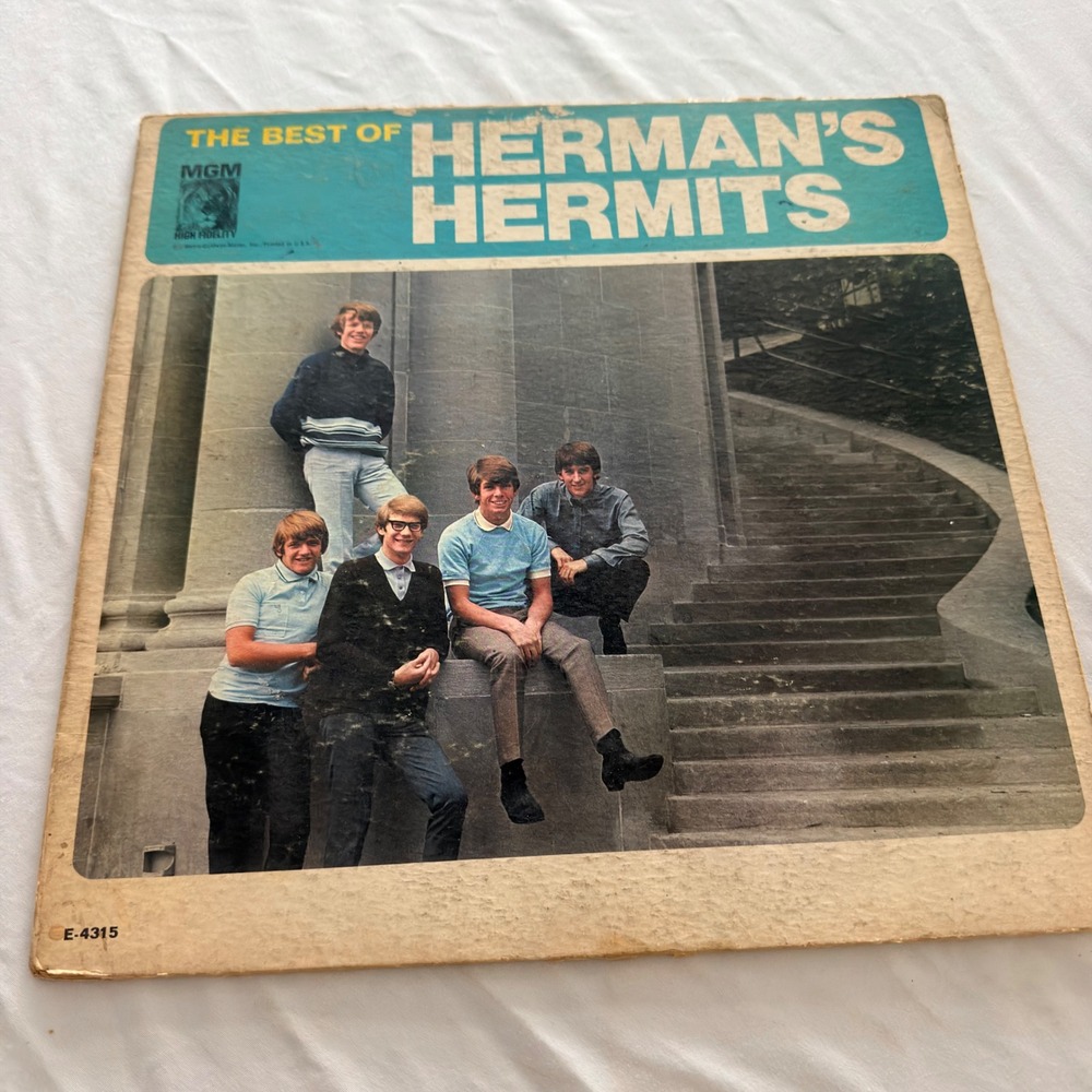 The Best of Herman's Hermits Vinyl LP MGM Records E-4315 Mono 1965 Pop Rock